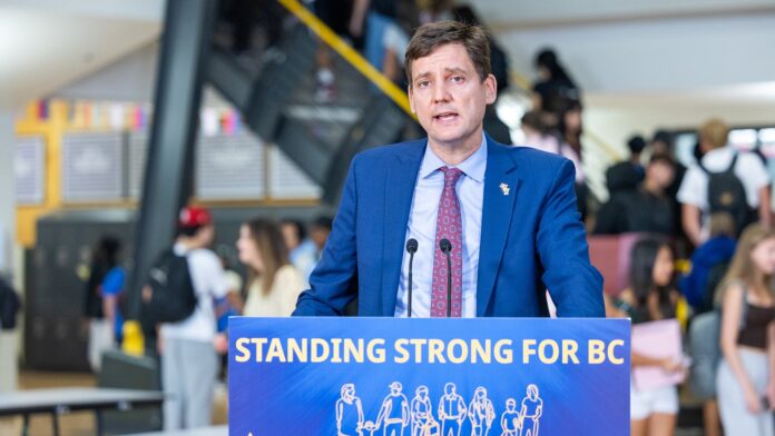 Photo of B.C. Premier David Eby