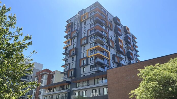 Building in downtown Victoria, B.C. on June 9, 2025 | Emily Joveski, Vista Radio photo