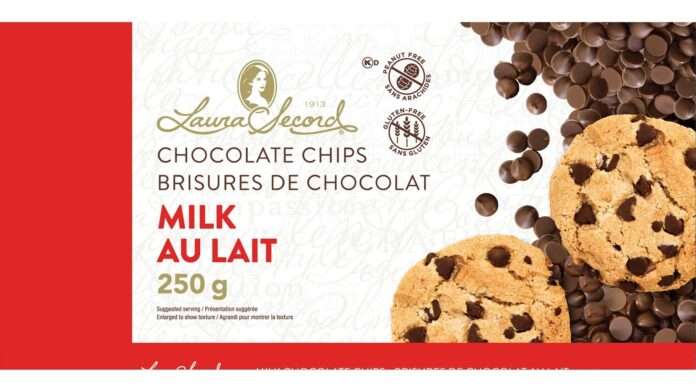 Image of label for Laura Secord chocolate chips