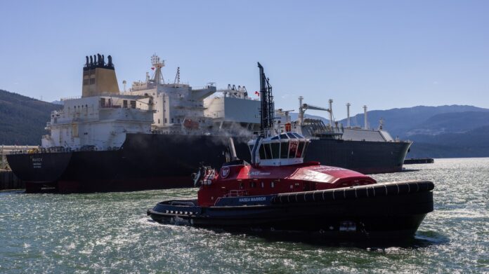 Photo of LNG Canada vessel