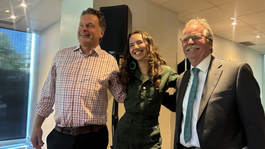 Jeremy Valeriote, Emily Lowan and Rob Botterell